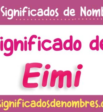 Significado de Eimi