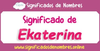 Significado de Ekaterina