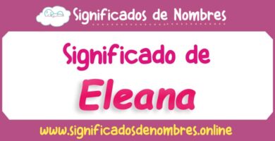 Significado de Eleana