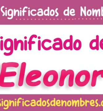 Significado de Eleonor