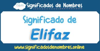 Significado de Elifaz