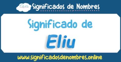 Significado de Eliu