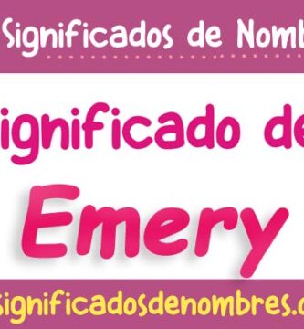 Significado de Emery