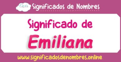 Significado de Emiliana