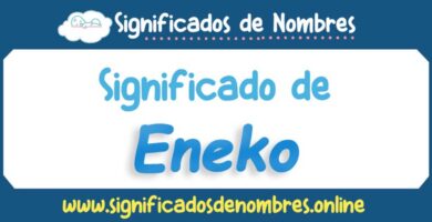 Significado de Eneko