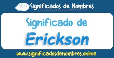 Significado de Erickson