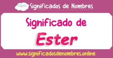 Significado de Ester