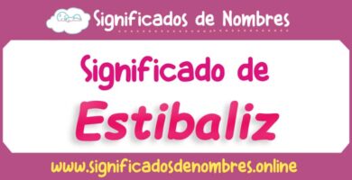 Significado de Estibaliz
