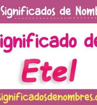 Significado de Etel