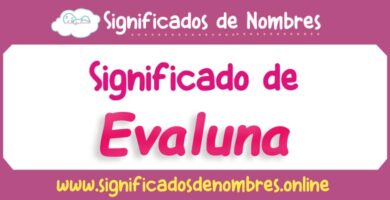 Significado de Evaluna