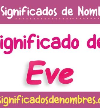Significado de Eve