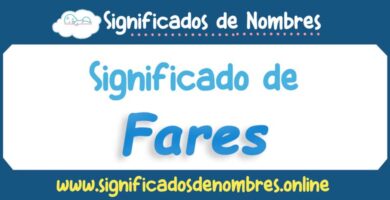 Significado de Fares