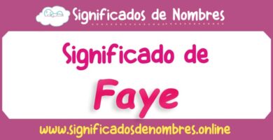 Significado de Faye