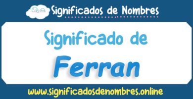 Significado de Ferran