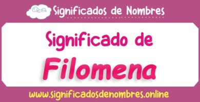 Significado de Filomena