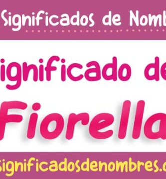 Significado de Fiorella