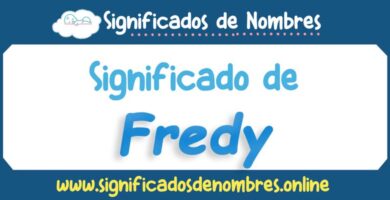 Significado de Fredy