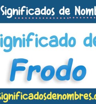 Significado de Frodo