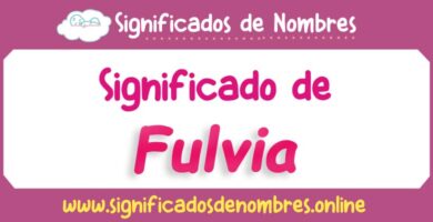 Significado de Fulvia
