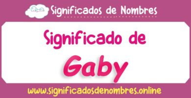 Significado de Gaby