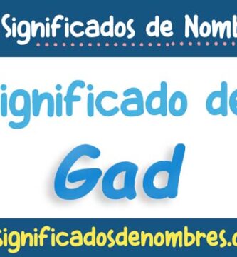 Significado de Gad
