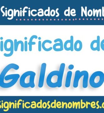 Significado de Galdino