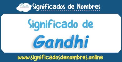 Significado de Gandhi