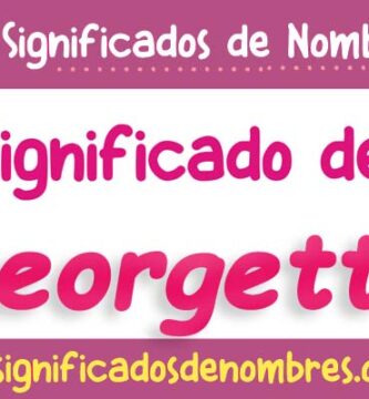Significado de Georgette
