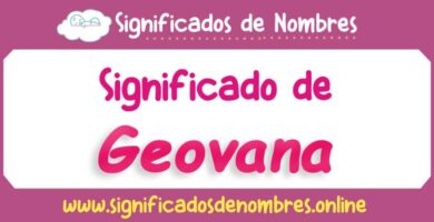 Significado de Geovana
