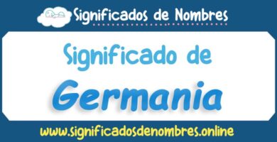 Significado de Germania