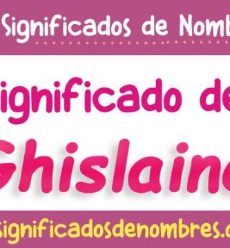Significado de Ghislaine