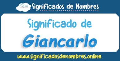 Significado de Giancarlo