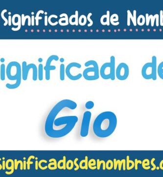 Significado de Gio