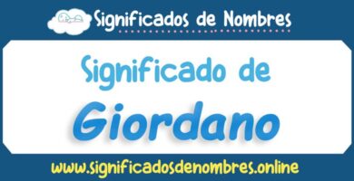Significado de Giordano