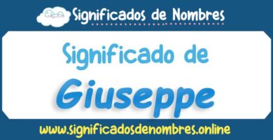 Significado de Giuseppe