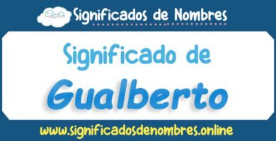 Significado de Gualberto