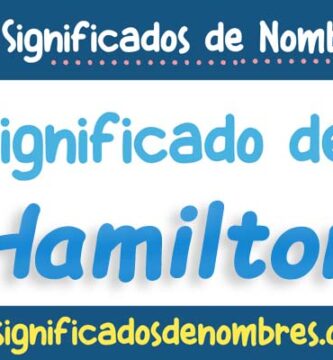 Significado de Hamilton