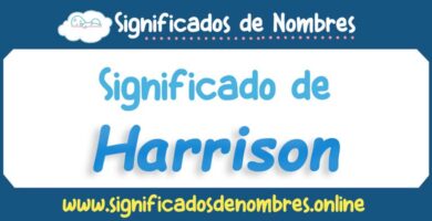 Significado de Harrison