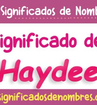 Significado de Haydee