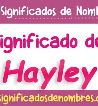 Significado de Hayley