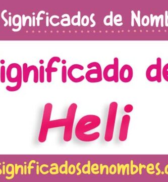 Significado de Heli