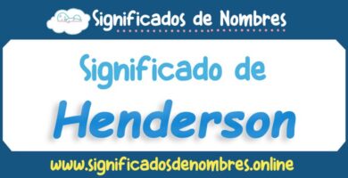 Significado de Henderson