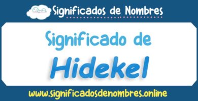 Significado de Hidekel