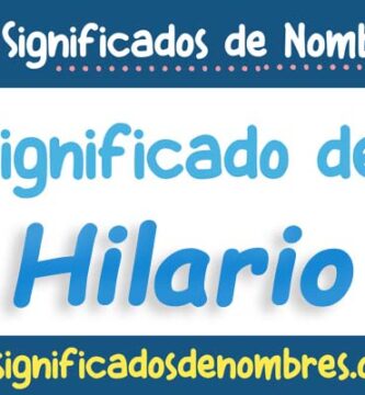 Significado de Hilario