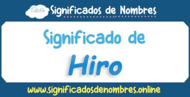 Significado de Hiro