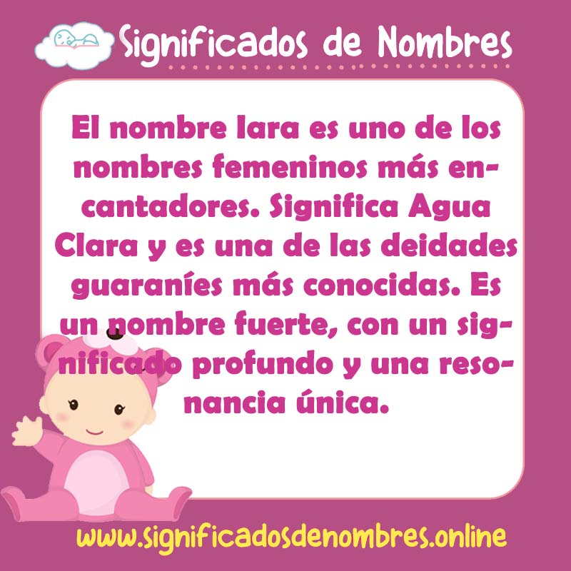 Significado y origen del nombre Iara