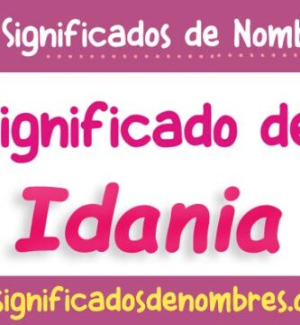 Significado de Idania