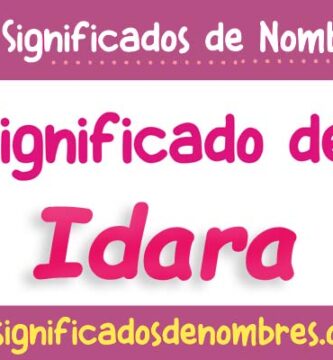 Significado de Idara