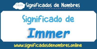 Significado de Immer