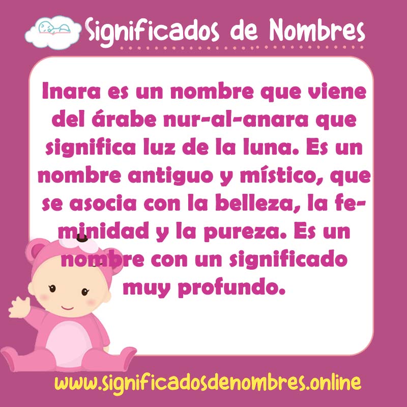 Significado y origen del nombre Inara